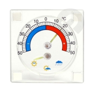 Termometr zewnętrzny z prognozą pogody