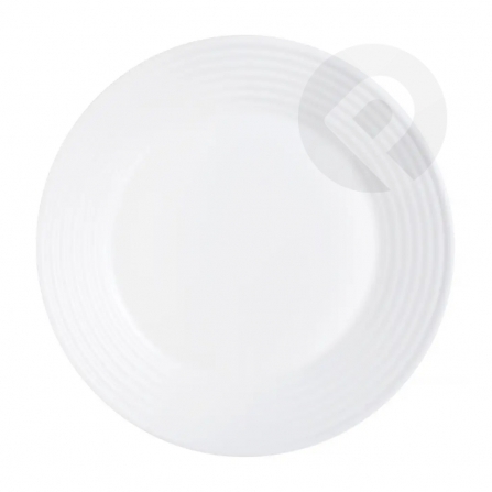 Talerz obiadowy biały Harena 25 cm Luminark