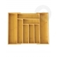 Rozsuwany wkład do szuflady bambusowy