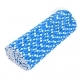 Słomki papierowe ekologiczne 100 sztuk biało-niebieskie
