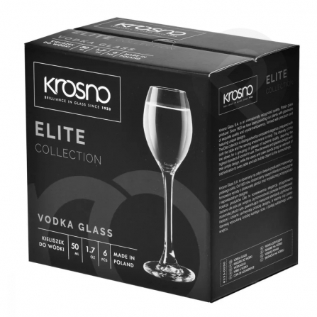 Kieliszki do likieru lub wódki Elite 50 ml 6 sztuk KROSNO