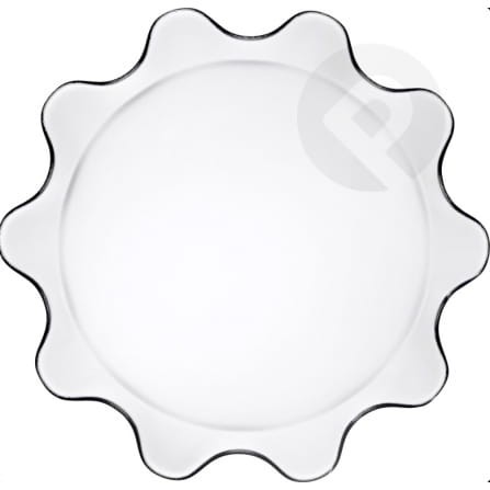 Półmisek owalny szklany ozdobny 32cm Pasabahce
