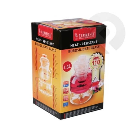 Dzbanek prosty + podgrzewacz 1,5 l