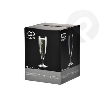 Kieliszki do szampana Prima Lumi 160ml Krosno