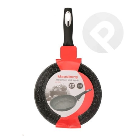 Patelnia z powłoką marmurkową  22 cm