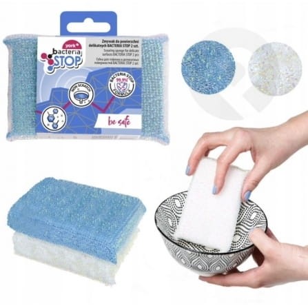 Zmywak kuchenny York antybakteryjny (2szt.)