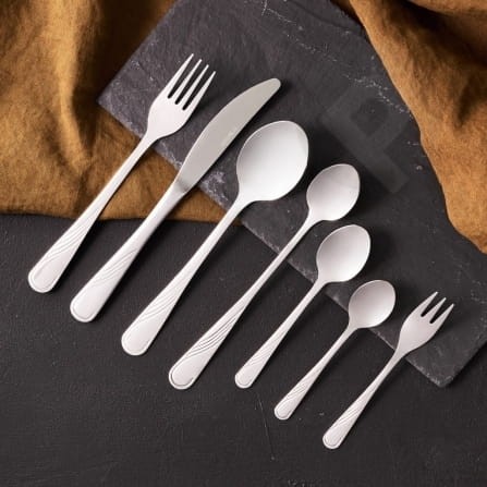 Komplet sztućców Napoli w walizce 72-elementowy AMBITION