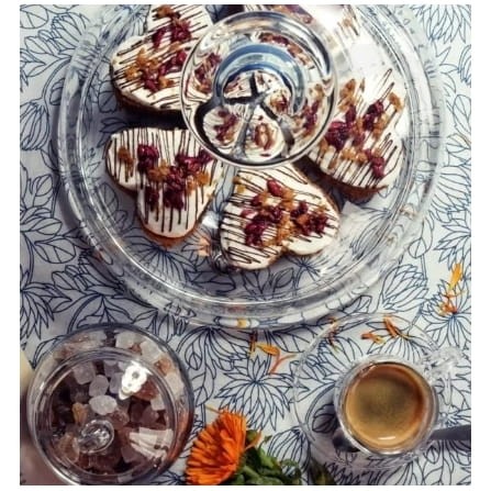 Patera z kloszem 24,5 cm