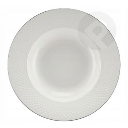 Talerz głęboki porcelanowy 23 cm BARI PLATIN VILLA ITALIA