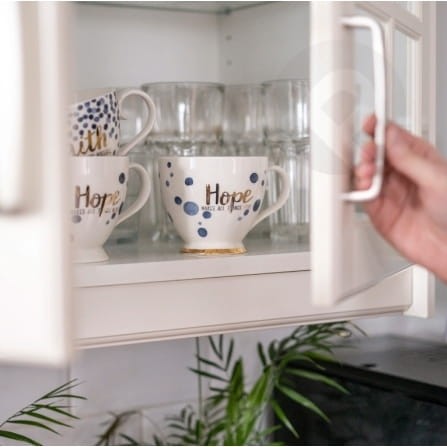 Kubek porcelanowy na nóżce 440 ml MARE HOPE FLORINA