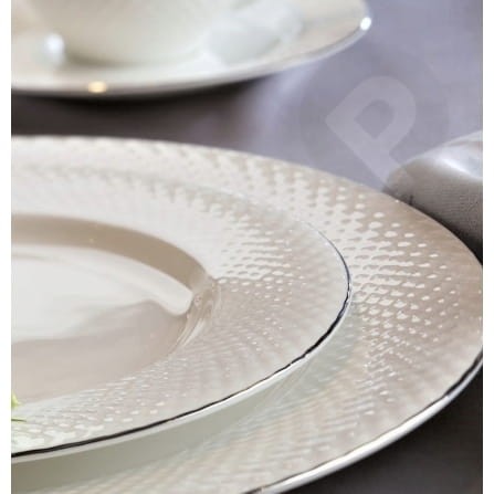 Talerz płytki porcelanowy 27 cm BARI PLATIN VILLA ITALIA