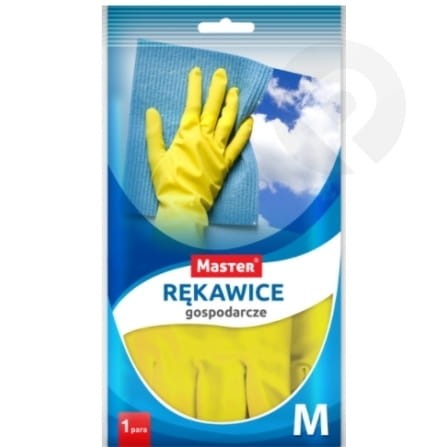 Rękawice gumowe gospodarcze M