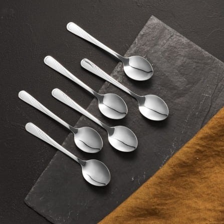 Komplet 6 łyżeczek do herbaty Napoli  AMBITION