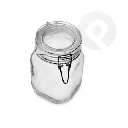 Pojemnik szklany, słoik z klamrą  2L FIDO