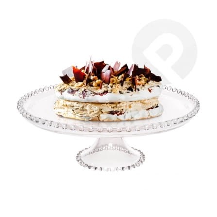 Patera na nóżce z ozdobnym rantem