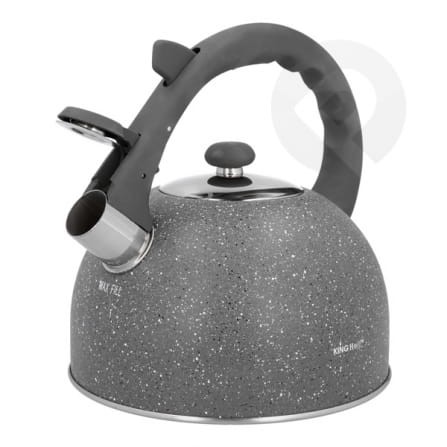 Czajnik z gwizdkiem szary marmurek 2,6 L
