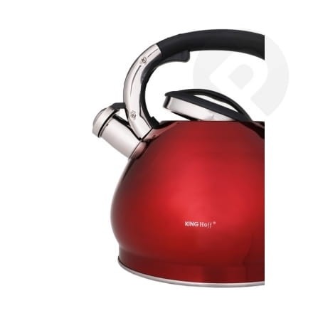 Czajnik z gwizdkiem czerwony 3,4 L