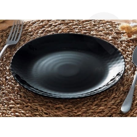 Talerz deserowy Pampille 19 cm czarny LUMINARC