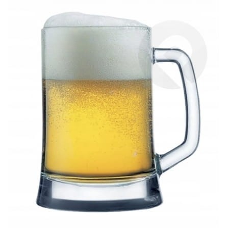 Kufel do piwa 660ml mocne szkło Pasabahce