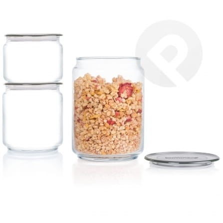 Słoik z pokrywką Plano 1000ml Luminarc