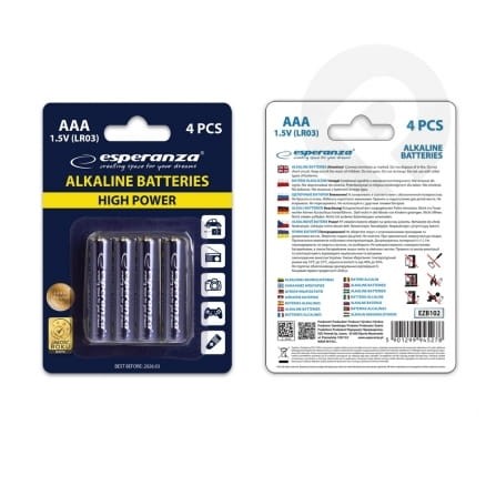 Baterie Esperanza R3 AAA Alkaline