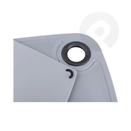 Deska kuchenna bąble 30x20 antypoślizgowa szara