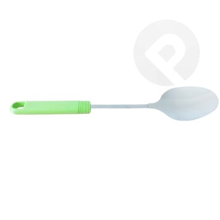 Łyżka do mieszania nierdzewna z plastikową raczką 29 cm