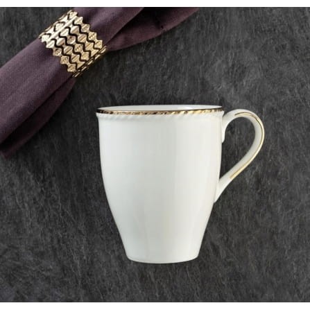 Kubek porcelanowy biały  450 ML CAMILLA VILLA ITALIA