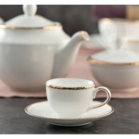 Filiżanka porcelanowa ze spodkiem do espresso 100ML CAMILLA VILLA ITALIA