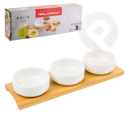 Komplet 3 miseczek do dipów Florina