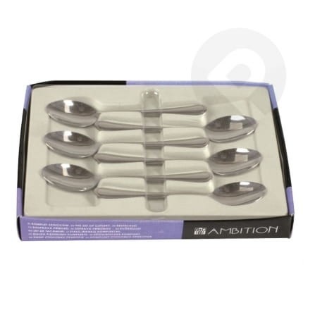 Komplet 6 łyżeczek do kawy w pudełku Verona AMBITION