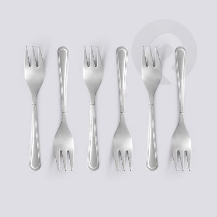 Komplet sztućców do ciasta Verona w pudełku AMBITION