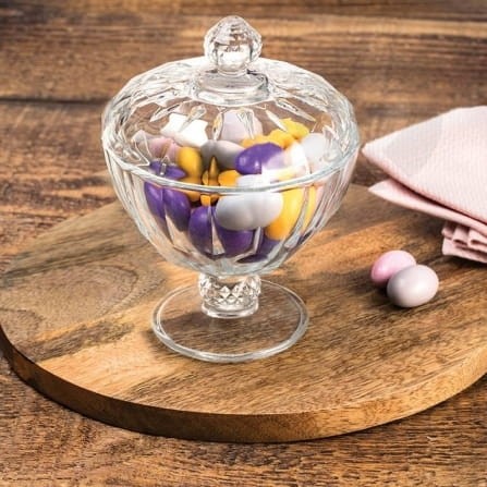 Cukiernica na nóżce Diamond 11,1 cm PASABAHCE