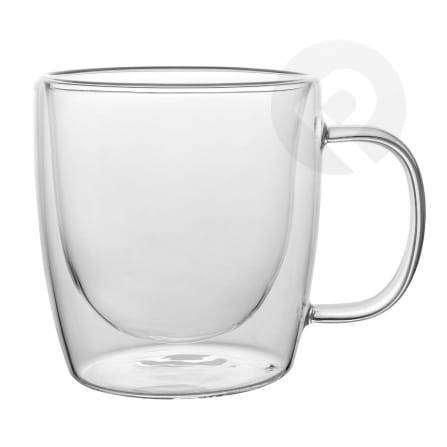 Kpl. 2 szklanek termicznych z uchem 400 ml