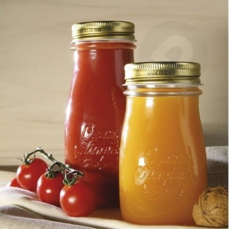 Butelka szklana z nakrętką do smoothie 410 ml