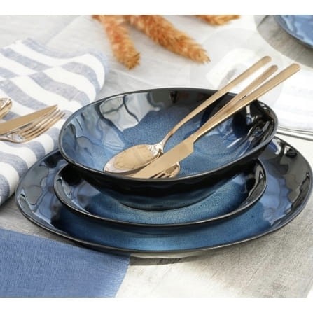 Talerz głęboki 21 cm DARK NIGHT VILLA ITALIA