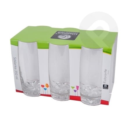 Kpl. 6 szklanek  350 ml
