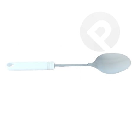 Łyżka do mieszania nierdzewna z plastikową raczką 29 cm