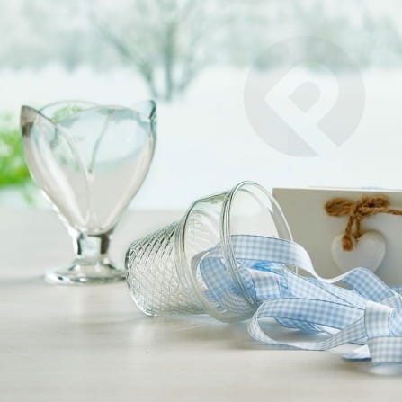 Komplet 2 pucharków do lodów Tulipan 300 ml PASABAHCE