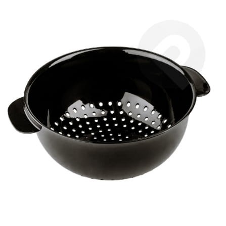 Komplet miska durszlak przykrywka 3l kosmos czarny