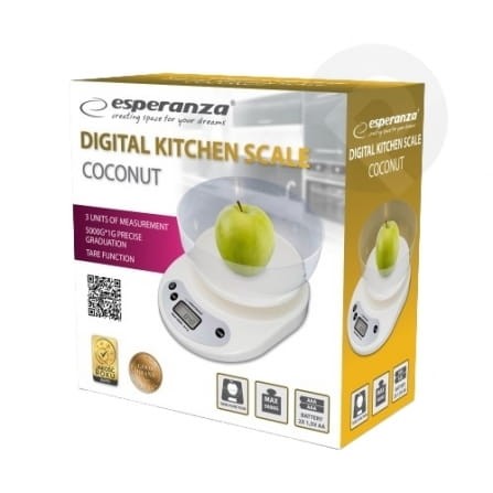 Elektroniczna waga kuchenna z misą Coconut