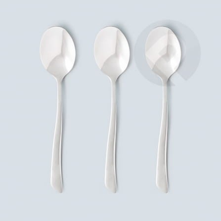 Komplet sztućców Wave 50-elementowy AMBITION