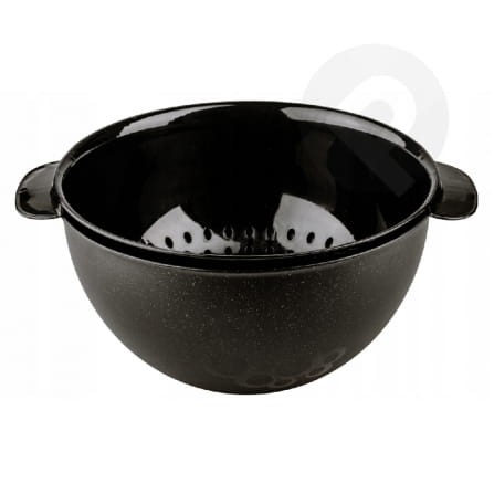 Komplet miska durszlak przykrywka 3l kosmos czarny