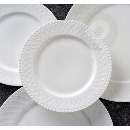 Talerz płytki porcelanowy 27 cm ROMA white VILLA ITALIA