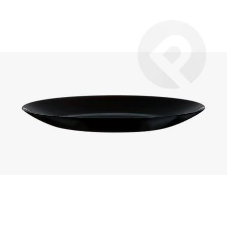 Talerz obiadowy Zelie 25 cm czarny ARCOPAL