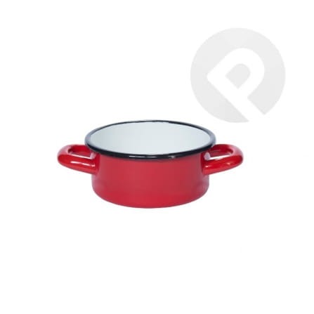 Rondel z uchami - czerwony 18 cm