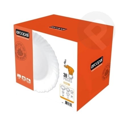 Komplet obiadowy Feston 38-elementowy LUMINARC