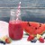 Butelka szklana z nakrętką do smoothie 410 ml