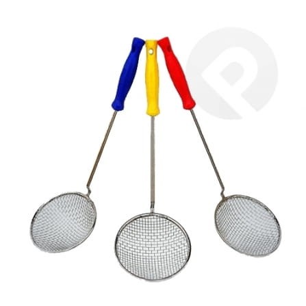 Łyżka cedzakowa stal chromowana 15cm