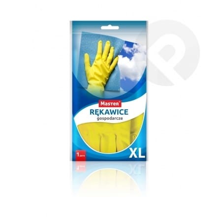 Rękawice gumowe gospodarcze XL